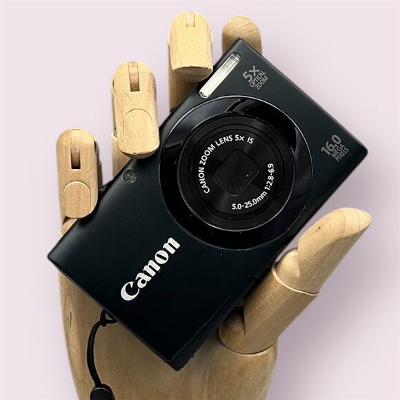 Canon PowerShot A3400 IS Digital Camera | 16MP | Black Metal Finish - Picture 1 of 5